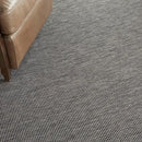 Nourison Positano Indoor-Outdoor Charcoal 7' x 10' Area Rug, Easy Cleaning, Non Shedding, Bed Room, Living Room, Dining Room, Backyard, Deck, Patio (7x10) by CozyNest Decor