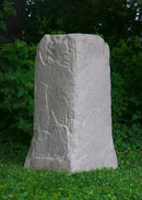 Emsco Group 2235 Natural Sandstone Appearance Utility Cover – Lightweight – Easy to Install Tall Monolith Landscape Rock by GreenHaven Gardens