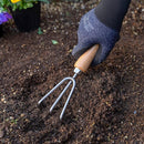 Garden Helper Hand Cultivator Garden Tool 3 Claw for Planting, Garden Hand Rake Japanese Stainless Steel, Wooden Handle, Made in Japan by GreenHaven Gardens