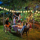 Lightdot Outdoor String Light Poles, 9FT Metal Patio Light Poles Post for Outside with Fork for Outside Hanging Backyard Garden, Deck Lighting Stand for Parties, Wedding, Halloween Decor -6Pack by GreenHaven Gardens