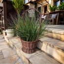 8PCS 17.3" Fake Plants Artificial Wheat Grass Greenery Plastic Plants Fake Grass Artificial Plants for Outdoor Decor Artificial Flower with Greenery Stems for Indoor Home Decoration by CozyNest Decor