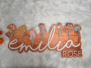 Personalized Nursery name sign for girls, Wildflowers Wooden baby name sign, Custom flower kids room decor, Baby shower, Boho nursery decorations gift/11 by TinyTreasures Baby Boutique