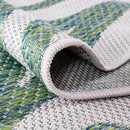Keen Home Design Terrace Outdoor Runner Rug - 2x8 Washable Indoor/Outdoor Rug for Patio, Kitchen, Balcony, Beach, Garden, Deck and Porch, Size: 2'2"x7'7" by GreenHaven Gardens