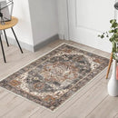 Keen Home Design 2x3 Rug - Machine Washable Entry Rug with Non-Slip Backing, Ideal for Enteryway, Kitchen, Bathroom, Laundry Room - Vintage, Easy Clean, Durable, Low Pile Rug - (2' x 3') by CozyNest Decor