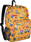 Wildkin 16-inch Kids Backpack – Durable, Padded & Spacious School Bag for Boys & Girls - Under Construction by TinyTreasures Baby Boutique