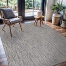 CAMILSON Outdoor Rug 5x7 Modern Area Rugs for Indoor and Outdoor Patios and Porches - Waterproof, Washable, Non-Shedding, Easy-to-Clean Outside Carpet (5 x 7, Solid - Silver Gray) by CozyNest Decor