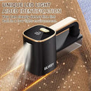 Rechargeable Lint Remover, Fabric Shaver Fuzz Remover, Sweater Shavers with 6-Leaf Blades, 3-Speeds Digital LED Display to Remove Pilling for Clothing and Furniture, Fuzz, Lint Ball, Black by CozyNest Decor