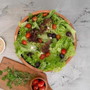 Luxe Designs 12" Wooden Salad Bowl Set with Serving Utensils Eco-Friendly, Multipurpose Mixing & Serving Bowl for Salads, Pasta, Fruits & More – Durable & Stylish Kitchen Essential by CozyNest Decor