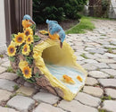 Bird Statues Outdoor Decoration, Resin Statue Garden Decor, Animal Downspout Diverter, Decorative Gutter Extension, 3"4" Downspout Extender Diverter Splash Block by GreenHaven Gardens