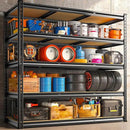 REIBII 48" W Garage Shelving Heavy Duty, 3000LBS Storage Shelves, 5-Tier Adjustable Metal Shelving, Garage Shelves Sturdy Industrial Shelf, Easy Assemble, 72" H x 48" W x 18" D by CozyNest Decor