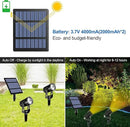 T-SUN Solar Spotlights 2W Outdoor LED Landscape Spot Light, 2-in-1 Waterproof Solar Powered Wall Lights Auto ON/Off with Dual Headlamp for Garden, Yard, Pathway(Warm White) by GreenHaven Gardens