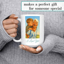 Personalized Coffee Mug, Custom Photo Caricature Gift, Funny Customized Coffee Gift for Men & Women, Custom Mugs with Pictures, White 15oz Customized Fathers Day Mug by TinyTreasures Baby Boutique