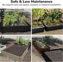 Raised Garden Bed - 4x4 ft Planter Box - Black HDPE - No Tools Needed - DIY Kit for Urban Gardening, Flowers, Herbs & Vegetables - Made in The USA by GreenHaven Gardens