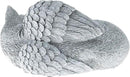 Pure Garden Cat Memorial Stone - Peaceful Sleeping Kitten Angel Statue for Garden, Remembrance, Grave Marker, and Loss - Pet Sympathy Gift (Gray) by GreenHaven Gardens