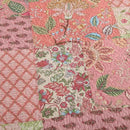 NEWLAKE Cotton Patchwork Bedspread, 3-Piece Bedding Quilt Set with Real Stitched Embroidery, Reversible Matelasse Bed Coverlet Set,Bohemian Floral, Queen Size by CozyNest Decor
