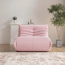 Bean Bag Chair, Fireside Chair Bean Bag Sofa Large Bean Bag Chair for Adults, Bean Bag Chairs for Teens with High Density Comfortable Foam, Memory Foam Bean Bag for Living Room, Bedroom (Pink) by CozyNest Decor