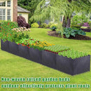 POILKMNI 12x2x1ft Fabric Raised Garden Bed - Outdoor Planter Box Non-Woven Fabric Patio Planting Bed Garden Grow Bed Bag for Growing Herbs, Flowers and Vegetables by GreenHaven Gardens