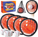 Toss and Catch Ball Set - Ultra Soft & Safe Toddler Baseball Gloves Designed for Pain-Free - Kids Games Toys Indoor Outdoor - Great for Yard Beach Pool - Gift for Boys Girls 2-4 5-7 8-10 Years by TinyTreasures Baby Boutique
