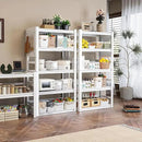 White Garage Shelving, 5 Tier Adjustable Shelving Units, Heavy Duty Metal Shelves, Bookshelf for Garage, Pantry, Basement, Living Room by CozyNest Decor