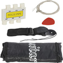Smartxchoices 6 String 38" Acoustic Guitar Bundle with Gig Bag Strap Pitch Pipe Extra Strings Set Pick for Beginners Starter Kids Girls Youths Students Right-handed (Black) by TinyTreasures Baby Boutique