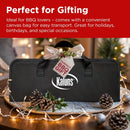 Kaluns Grilling Accessories, Dad Gifts for Christmas Grilling Gifts, Heavy Duty Stainless Steel Grill Set BBQ Grill Accessories for Outdoor Grill with Meat Thermometer, Case and Apron by GreenHaven Gardens
