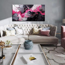GUGIKA Pink Wall Art for Living Room, Abstract Canvas Wall Decor for Bedroom Decor, Modern Print Paintings, Size 24x48 Inches by CozyNest Decor