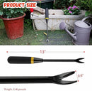 Weeding Tool - Heavy Duty Stainless Steel Weed Remover Tool for Precise Root Weed Removal, Efficient Weed Puller Tool for Garden and Lawn Care by GreenHaven Gardens