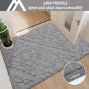 COSY HOMEER-Door-Mat-Non-Slip-Entryway-Rug 32”x48” Absorbent Welcome Mats Washable Dirt Trapper Door Mat Entrance Floor Mats for Front Back Doormats and Wet Shoes,Grey by CozyNest Decor