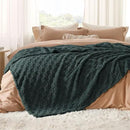 Bedsure GentleSoft Blankets Queen Size for Bed - Super Soft Cozy Blanket for Women Men Girls, Large Fuzzy Fleece Throw for Bedroom Decor, Dark Green, 90x90 Inches by CozyNest Decor