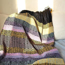 Soft Chenille Yarn Throw 36"x48", Handmade Knit Throw Blanket, for use in All Seasons, Soft Cozy Warm Knitted Blanket for Bed Sofa, Couch Chair, Living Room(1.76Ib) by CozyNest Decor