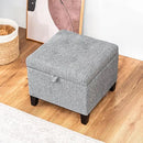 Adeco Storage Ottoman by CozyNest Decor