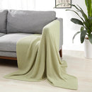 Amazon Basics Chunky Cable Knit Throw Blanket for Couch, Sofa, Bed, Lightweight Soft Cozy, Sage Green, 50"x 60" by CozyNest Decor