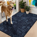 BEQHAUSE Dirt Trapper Door Mat 32"x48" Non-Slip Door Mats Washable Entryway Rugs Stain Resistant Doormat Absorbent Welcome Floor Mat for Front Back Door, Muddy Wet Shoes & Paws,Blue by CozyNest Decor