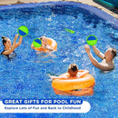 Ayeboovi Toss and Catch Ball Set Outdoor Yard Beach Pool Toys Games for Kids Family Sports 8 Paddles 4 Balls for Toddlers Boys Girls Ages 3-12 Boys Girls Birthday Gift by TinyTreasures Baby Boutique