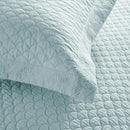 MarCielo 3-Piece 100% Cotton Oversized Bedspread Lightweight Quilt Coverlet Embroidery Farmhouse Bedding Set (TM Mint Green, Oversized King (118"x106")) by CozyNest Decor