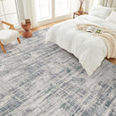 Area Rug for Living Room: 10x14 Washable Neutral Abstract Modern Soft Rugs Non Slip Indoor Floor Stain Resistant Large Carpet for Bedroom Dining Room Office Nursery - Gray by TinyTreasures Baby Boutique