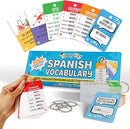 500+ Spanish Vocabulary Flash Cards for Adults & Kids Ages 15+ - Verb Conjugation, Nouns, Adjectives & Phrases to Learn Spanish for Adult Beginners Flashcards by TinyTreasures Baby Boutique