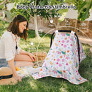 Rquite Muslin Car Seat Cover Baby, Carseat Covers Baby Girl Boy, Breathable Lightweight Infant Car Seat Cover, Baby Carrier Cover Car Seat Canopy Stroller Sun Shade for Summer & Hot Day, Universal Fit by TinyTreasures Baby Boutique