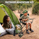 Outdoor Adventure Kit for Kids – Premium Camouflage Camping Gear with Walkie-Talkies – Military Style Toys – 10 in 1 Bundle – Ideal for All Ages and Genders by TinyTreasures Baby Boutique