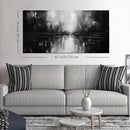 TYTAUPT Abstract Canvas Wall Art For Living Room Black and White Wall Art For Office Bedroom Wall Decor 24 x 48 Inch by CozyNest Decor