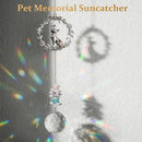 Cat Memorial Suncatcher - Lost of Cat Bereavement Gift Idea, Cat Loss Sympathy Gifts, Pet Memorial Gifts, Thoughtful Cats Remembrance Sun Catcher, Passing Away Remembrance Memory Gift by GreenHaven Gardens
