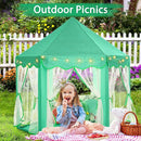 Monobeach Princess Tent Girls Green Large Playhouse Kids Castle Play Tent with Star Lights Gift Toy for Children Indoor and Outdoor Games by TinyTreasures Baby Boutique