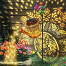 Solar Watering Can Lights, Butterfly Hanging Lantern Solar Lights Outdoor, Waterproof Garden Decor Outside Patio Yard Pathway Backyard, Gardening Gifts for Mom Grandma Women Birthday Mother's Day by GreenHaven Gardens