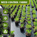4x200FT Weed Barrier Fabric, Heavy Duty Weed Barrier Landscape Fabric, Garden Weed Barrier Fabric for Garden Fabric, Landscaping Fabrics, Driveway Fabrics by GreenHaven Gardens
