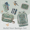 Bentgo Kids 2-in-1 Backpack & Insulated Lunch Bag - Durable 16” Backpack & Lunch Container in Unique Prints for School & Travel - Water Resistant, Padded & Large Compartments (Dino Fossils) by TinyTreasures Baby Boutique