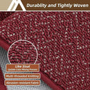 COSY HOMEER-Door-Mat 32"x48" Non Slip Absorbent Entryway Rugs Dirt Trapper Doormats Washable Entrance Mats Low Pile Welcome Floor Mat for Front Back Door and Entry Mats,Red by CozyNest Decor
