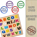 Magnetic Wooden Educational ABC Puzzle - Learn Alphabet & Color Recognition Toy – Toddler Preschool Game – Kids Montessori Education… by TinyTreasures Baby Boutique