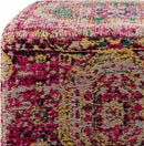 Mark&Day Pouf Ottoman, Kaltenleutgeben Traditional Bright Pink Cube Pouf Foot Rest for Living Room, Bedroom and Boho Home Decor (18"x18"x18") by CozyNest Decor