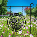 Custom Metal Garden Sign, Personalized Metal Home Garden Sign, Garden Gecor for Outside, Personalized Garden Signs with Name, Flower Garden Sign, Mom Grandma Women gifts by CozyNest Decor
