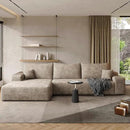 108" Sectional Couches for Living Room Modern Modular Sofa with L-Shape Couchs Upholstered Boneless Couch Deep Seat Sectional Couch with Chaise (Camel, Left Facing Chaise+2Seaters) by CozyNest Decor